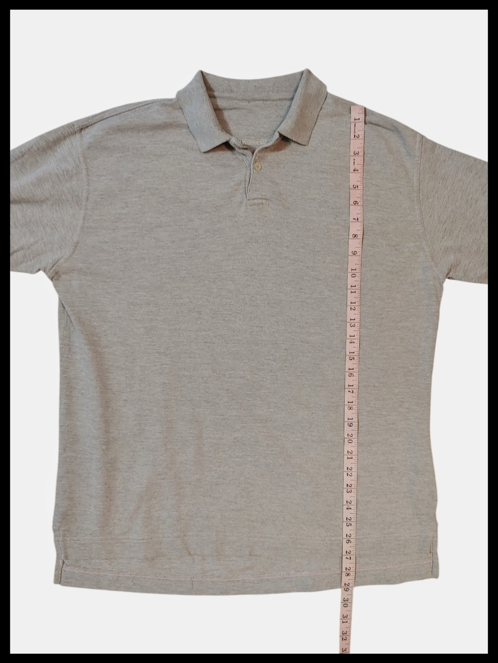 Men's Long-Sleeve Polo Shirt - Gray - Picture 4 of 6